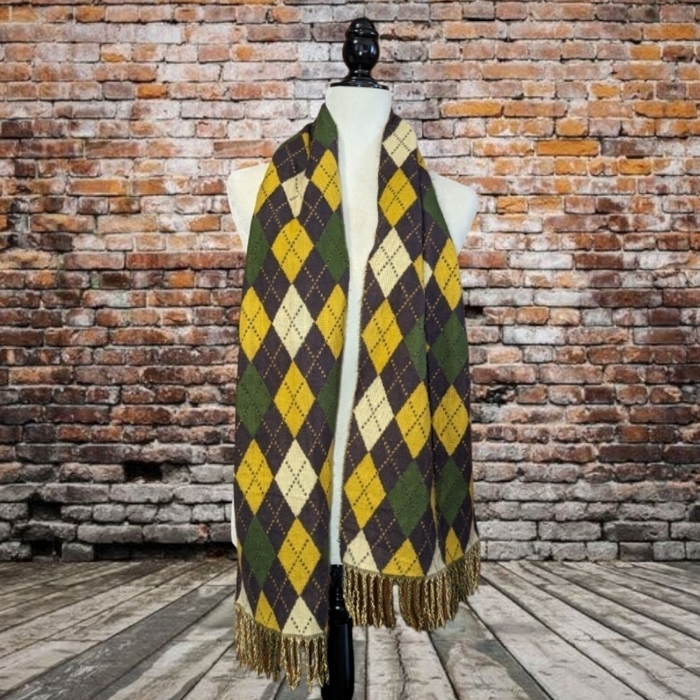 Better Than Cashmere Argyle Scarf
